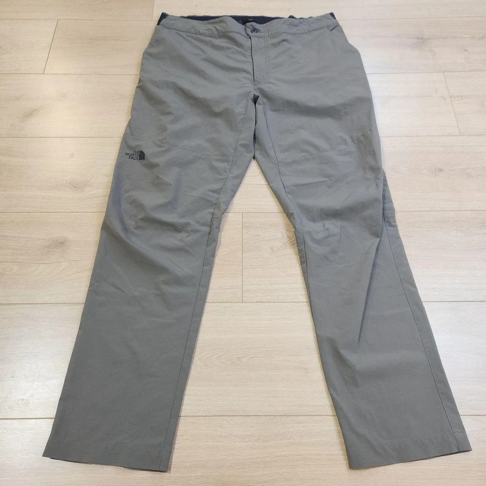 The North Face Paramount Active Pants Mens 38x31 Brown Stretch Hiking Outdoor